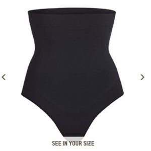 SKIMS HIGH WAISTED BONDED THONG